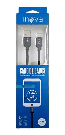 Imagem de Cabo Carregador e Transmissor de Dados Tipo C 3M Inova