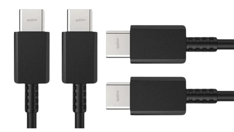 Imagem de Cabo Carregador Original duplo C para Samsung A70 / A71 / A72 /  S24 S23 S22 S21 S20.