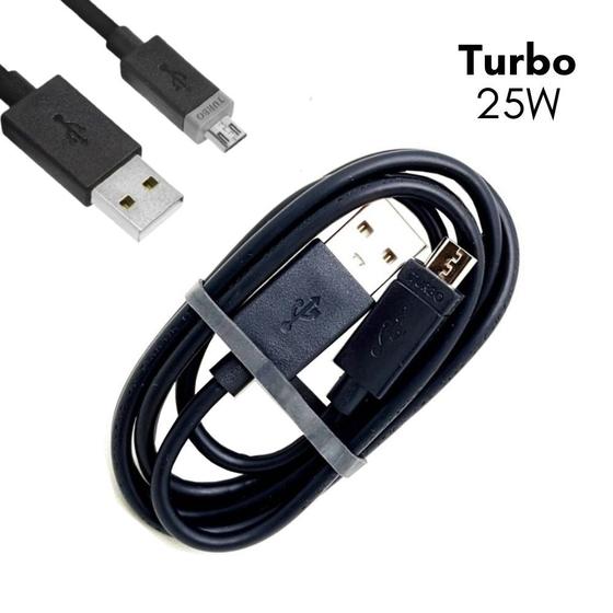 Imagem de Cabo carregador Turbo 25w Compativel Motorola Tipo C