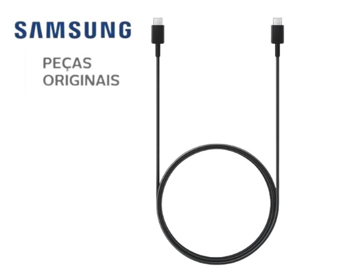 Imagem de Cabo Carregador Turbo Galaxy Note 10 Original da samsung-PRETO COD. GH39-02060A