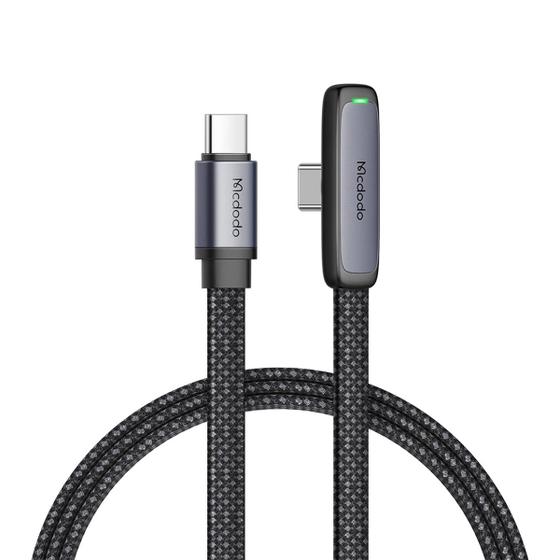Imagem de Cabo Carregador Usb-C Para Tipo-C 90 1m Led PD 65w Mcdodo