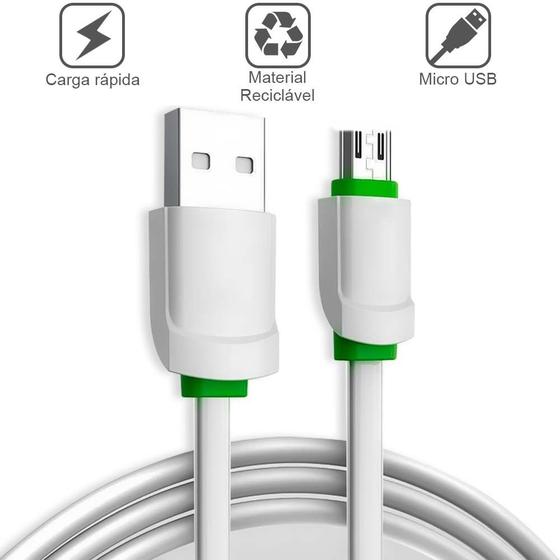 Imagem de Cabo Carregamento Celular Micro USB Kaidi Turbo Reforçado