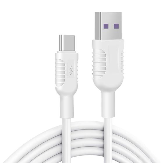 Imagem de Cabo Carregamento e Dados Rápido USB Type-C 5A Q 3.0 1M