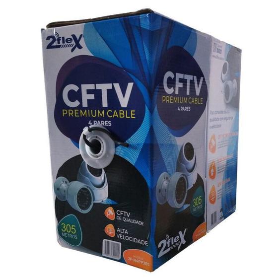 Imagem de Cabo Cftv Premium 4 Pares Cabo Cftv Premium 4 Pares