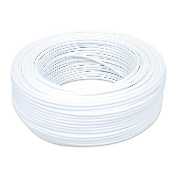 Imagem de Cabo Coaxial Cabletech Rgc-59 67% 75R 100 Metros Branco