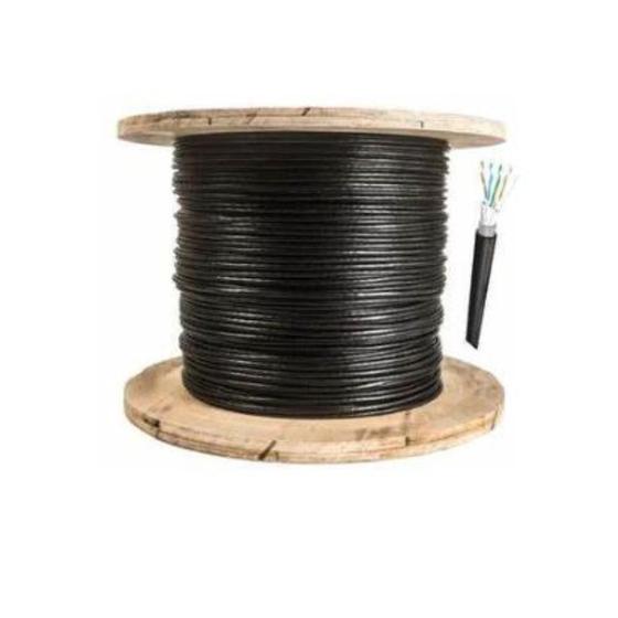 Imagem de Cabo Coaxial CFTV 24AWG c/ Alim. Dupla Blind. Ext. 300mt