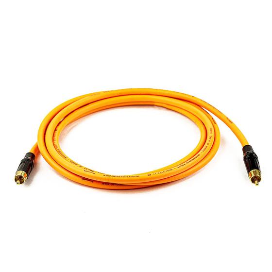 Imagem de Cabo Coaxial Digital (SPDIF) Laranja - 15 Metros