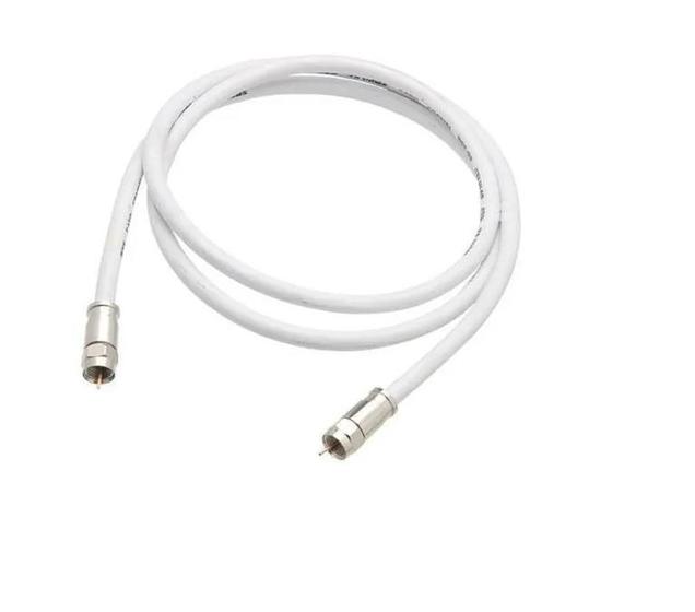 Cabo Coaxial Rg6 97% Malha Para Antena Sinal Hdtv 20 Metros Menor preço em Cabo Coaxial Rg6 97% Malha Para Antena Sinal Hdtv 20 Metros