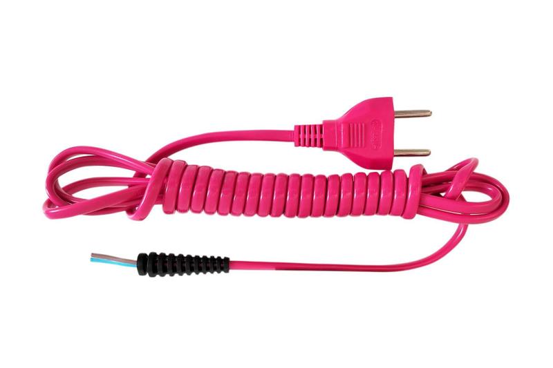 Imagem de Cabo Com Luvas Prancha Chapinha Taiff 2X0,75 Rosa