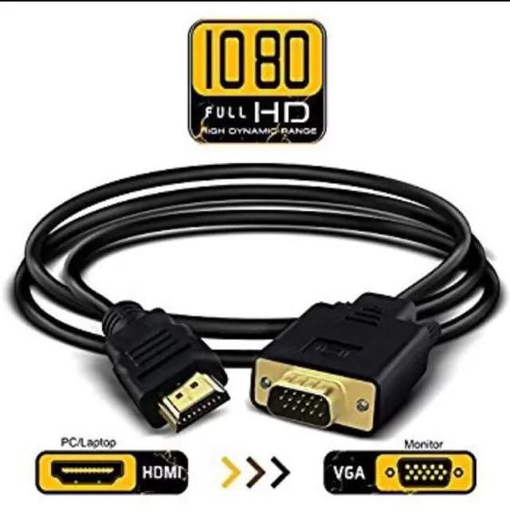 Cabo Conversor Adaptador Hdmi Macho X Vga Macho 1.5 Metros é boa?