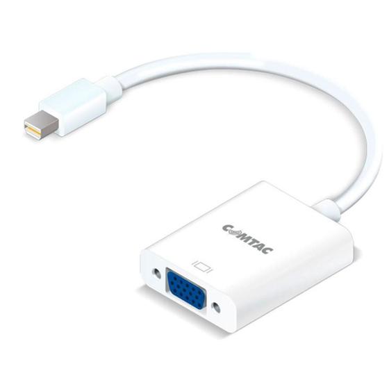 Imagem de Cabo Conversor Mini Display Port X Vga, Comtac, Branco-