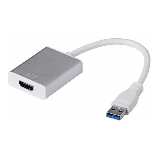 Cabo Conversor USB 3.0 x HDMI Menor preço em Cabo Conversor USB 3.0 x HDMI