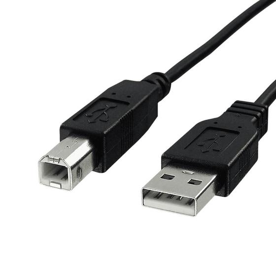Imagem de Cabo Da Impressora Usb Universal Reforçado 1,8 Metros Para Notebook Computador LE902
