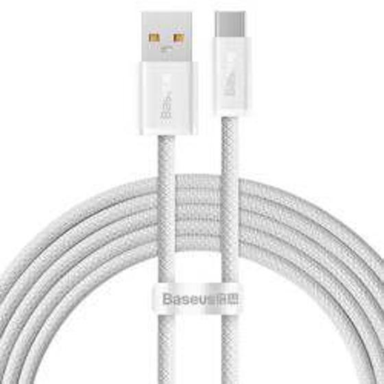 Imagem de Cabo Dados Tipo C 2M 100W QC CALD000702 Baseus Branco