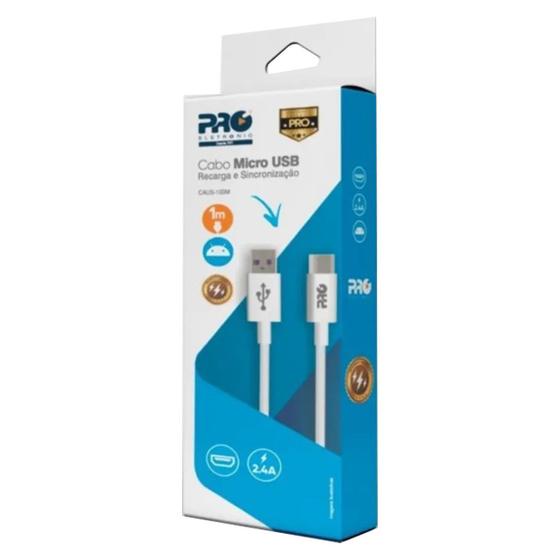 Imagem de Cabo Dados Usb V8 1 metro Proeletronic Caus-100m