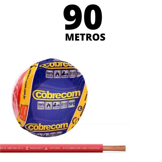 Imagem de Cabo De 6,0mm P/circuitos De Luz E Força Com 90 Metros