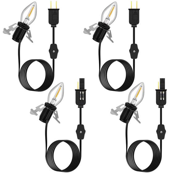 Imagem de Cabo de Acessórios Enhon com 1 Lâmpada LED C7 - 6 Pés