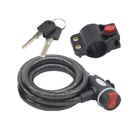 Imagem de Cabo de Aço com Trava Rontek BCD-015 de Chave 1,5mts 12mm