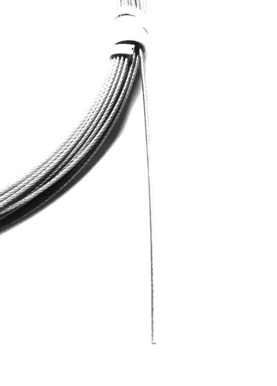 Imagem de Cabo de aço para pesca flexível e encapado 15 libras com 10 mt