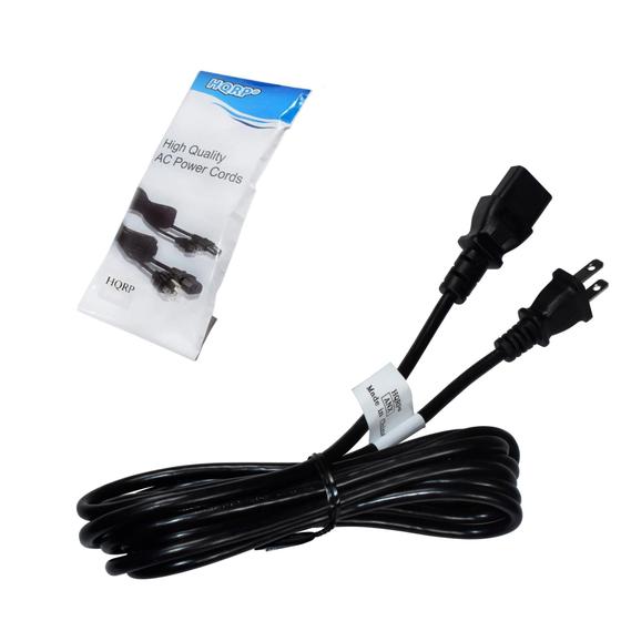Imagem de Cabo de Alimentação AC HQRP Compatível com Marantz CC4001 e CC4003