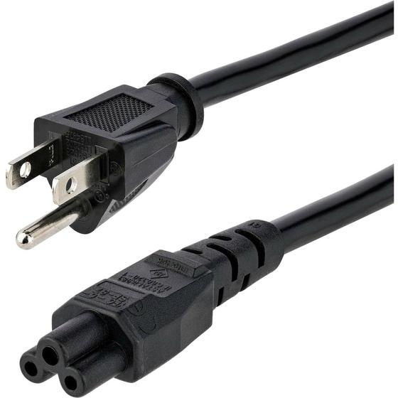 Imagem de Cabo de alimentação para laptop StarTech.com 3m NEMA5-15P para C5 10A 125V UL