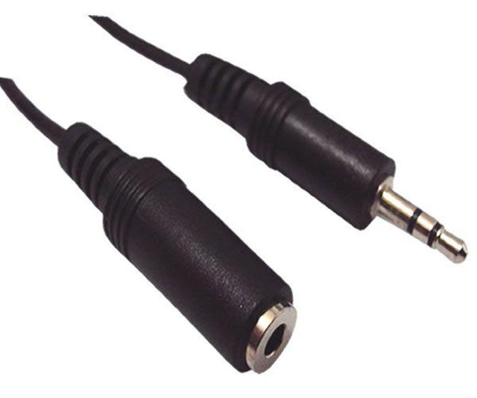 Imagem de Cabo de áudio Extensor P2 Macho para P2 Femea Link Sky