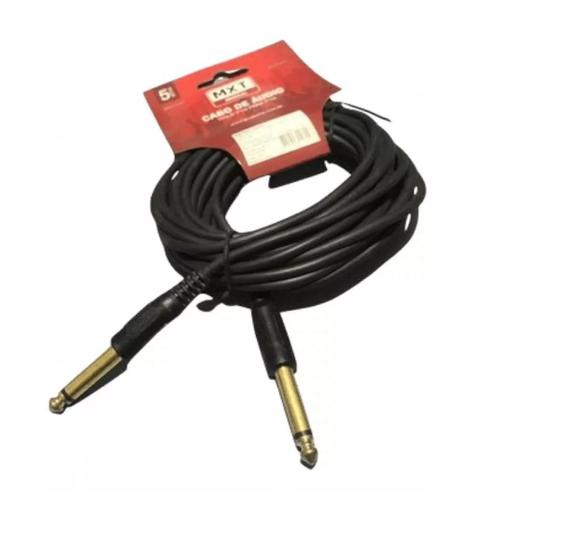 Imagem de Cabo De Áudio P10 P10 Mono 5 Metros Mxt Para Instrumentos