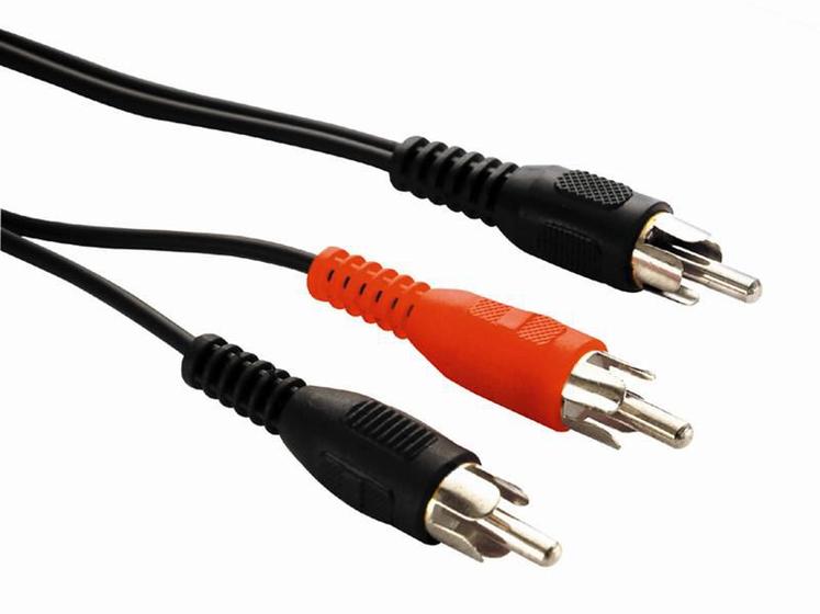 Cabo de Audio Y RCA 1 RCA x 2 RCA RCA 1,8mts PT1526 Menor preço em Cabo de Audio Y RCA 1 RCA x 2 RCA RCA 1,8mts PT1526