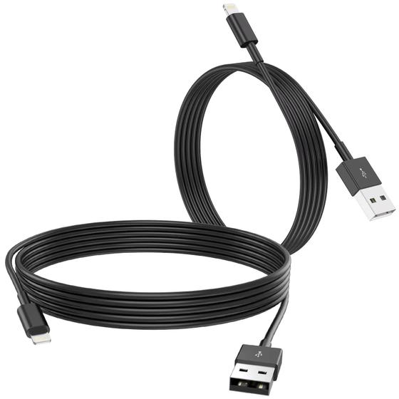 Imagem de Cabo de carregador Uzento Cabo USB para Lightning para iPhone, 6 pés, pacote com 2
