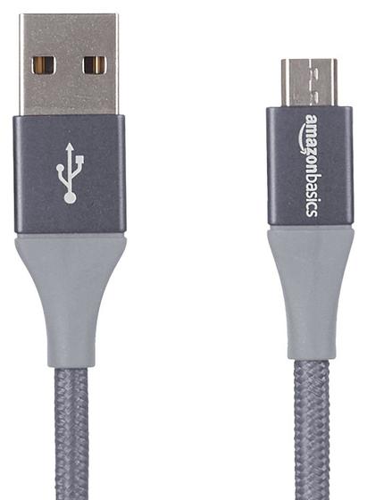 Imagem de Cabo de carregamento Amazon Basics Micro USB para USB-A 2.0 1,8 m