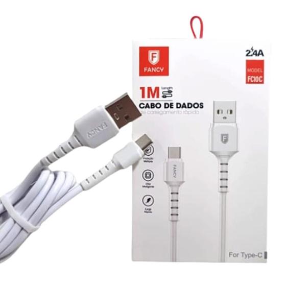 Imagem de Cabo de Dados 2.4A Micro USB V8 1M FC10V Fancy