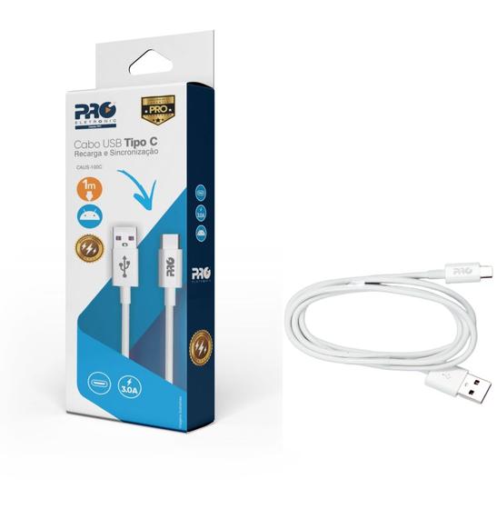 Imagem de Cabo De Dados Carregador de Celular USB x USB C Tipo C Turbo