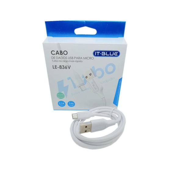 Imagem de Cabo de Dados e Carga USB para Micro USB (V8)