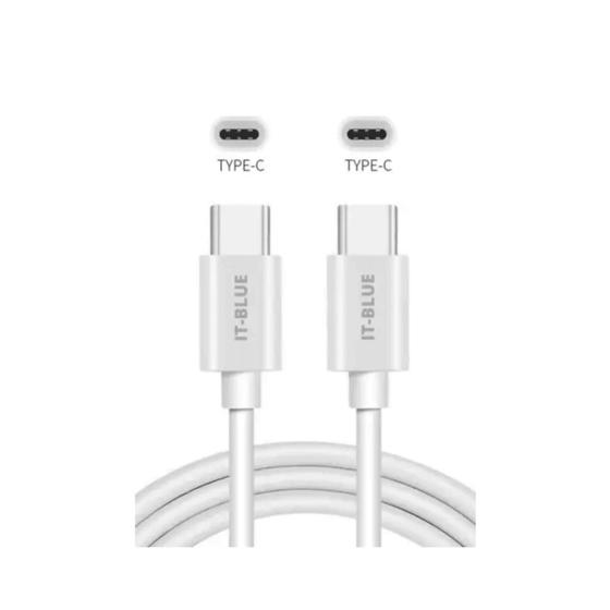Imagem de Cabo De Dados Reforçado Rápido 2 Pontas Usb Tipo C  Duplo 2M 