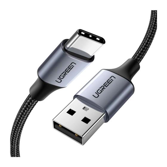 Imagem de Cabo de Dados Ugreen Us288 Usb 2.0 p Usb Tipo C 2m Preto