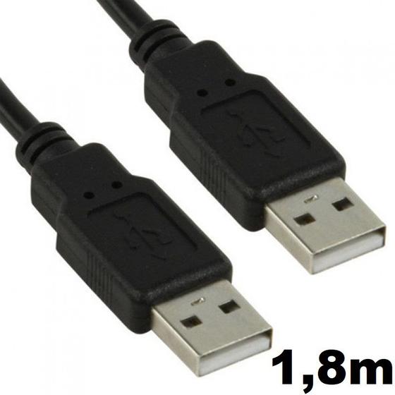 Imagem de Cabo de Dados usb 2.0 am x am Macho Macho 1,8m Transferencia