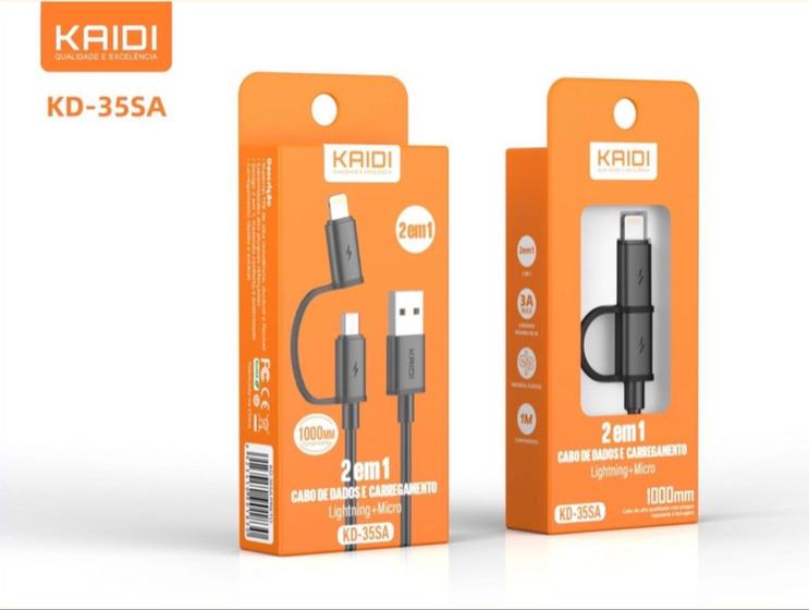 Imagem de Cabo de dados usb 2 em 1 - DD 35SA