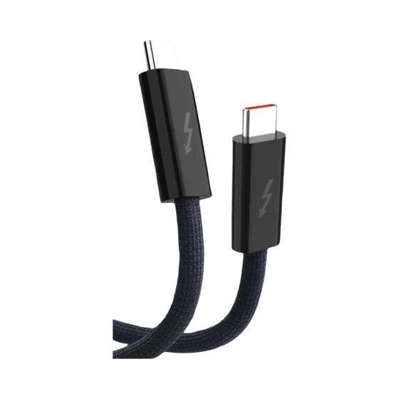 Imagem de Cabo De Dados USB 4.0 Tipo C De Carregamento Rápido 240W 40Gbps 8K HD Suporte De Vídeo Thunderbolt