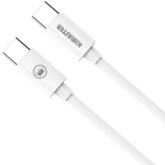 Imagem de Cabo de Dados USB-C p/ USB-C 1M 60W PD CB813 Kimaster