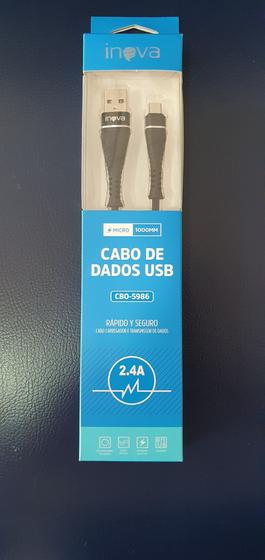 Imagem de Cabo de dados USB tipo V8 carregador  inova