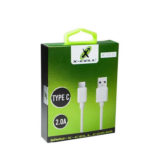 Imagem de Cabo de dados USB, Type C, 2.0A, 1m, XC-CD-75, X-CELL