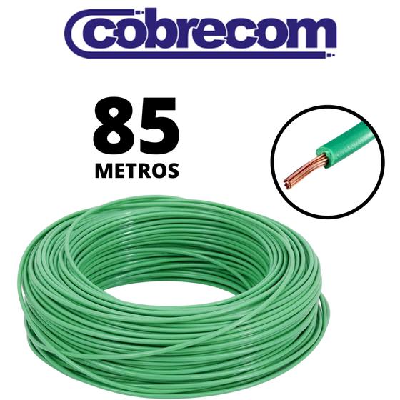 Imagem de Cabo De Energia Eletrica Fio Verde Terra 2,5mm 85 Metros