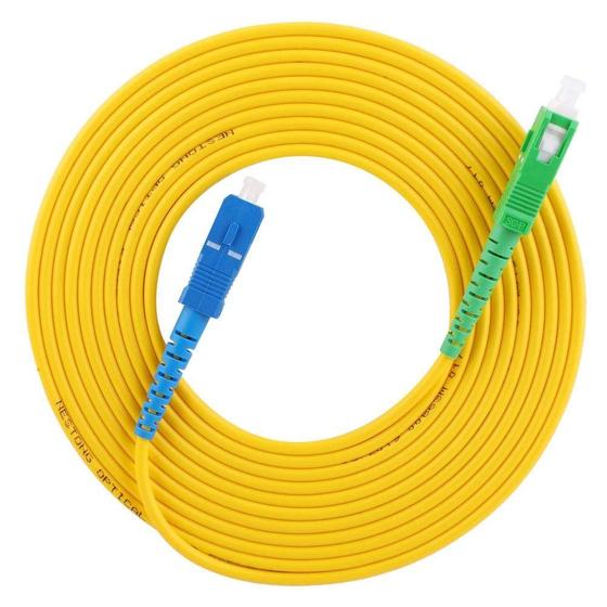 Imagem de Cabo de Fibra Óptica Jectse SC/APC-SC/UPC (5m) - Kit com 2 Unidades