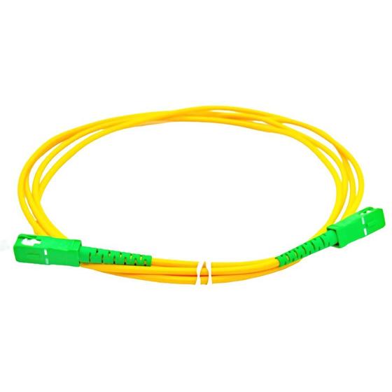 Imagem de Cabo de Fibra Optica SC-Apc para SC-Apc Single Mode 3 MM - 5 Metros