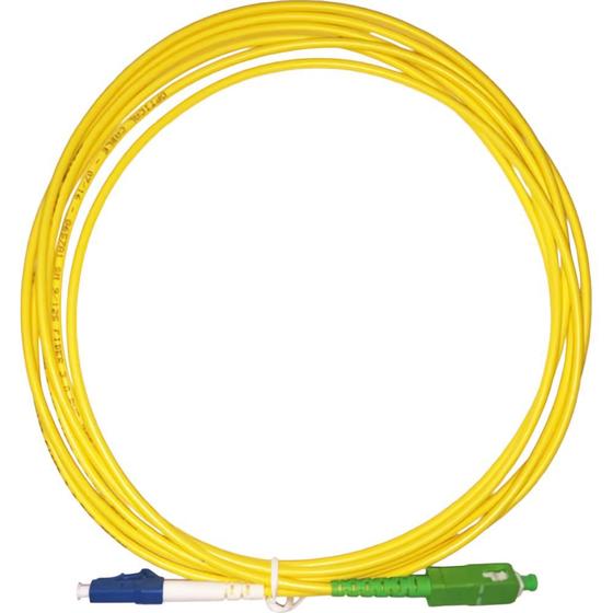 Imagem de Cabo de Fibra Optica SC-Upc para SC-Apc Single Mode 3 MM - 10 Metros