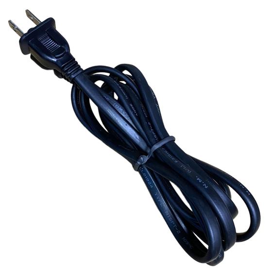 Imagem de Cabo De Força 1m Pino Chato Tv Monitor Radio Ps3 Ps4 2 Peças