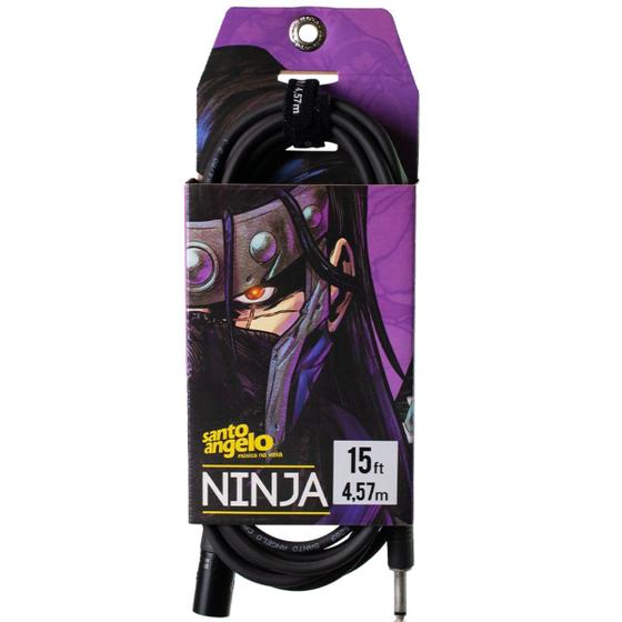 Imagem de Cabo de Microfone XLR/P10 Santo Angelo Ninja NM B 4,57M 15FT