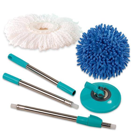 Cabo de Mop Premium Mor Refil Microfibra e Tira Pó Menor preço em Cabo de Mop Premium Mor Refil Microfibra e Tira Pó