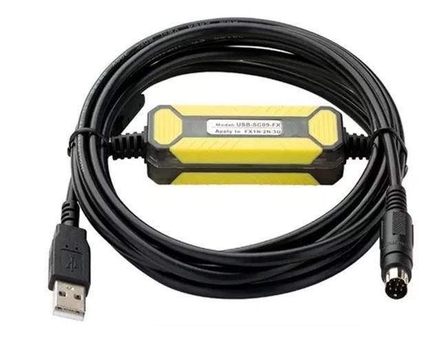 Imagem de Cabo de Programação Mitsubishi FX USB-SC09-FX 2,5m - 8 Pinos