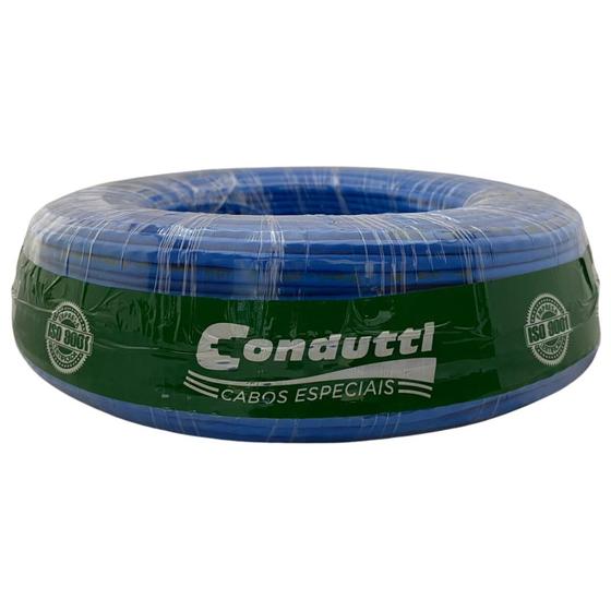 Imagem de Cabo de rede 100 metros Internet UTP Lan Azul  Conduti